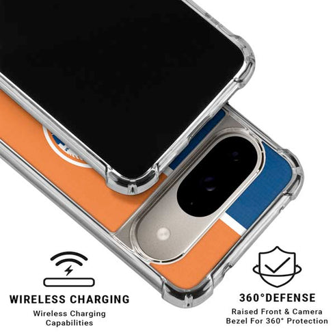 MLB New York Mets Split Google Pixel 10 Clear Case